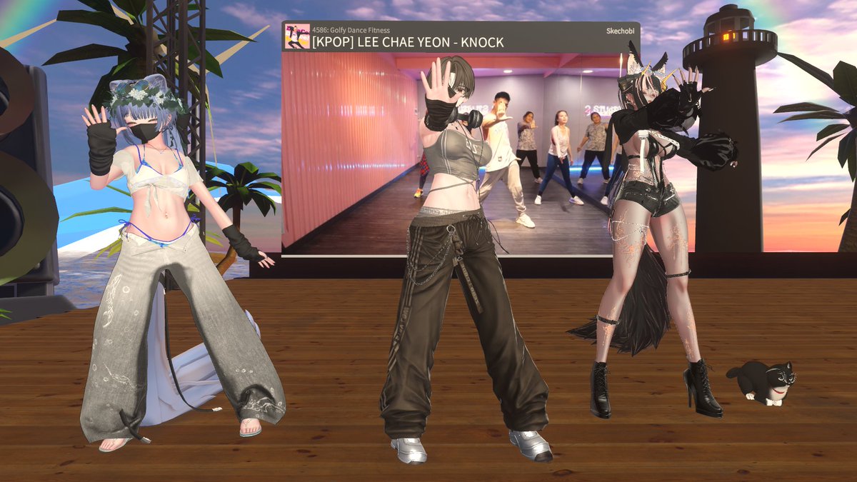 Skechobi's tweet photo. #vrchat
■ワールド名
PyPyDance
https://t.co/YPcY5k0XGB

*knock knock*
フレンドがフレンドを連れてくる。
大人数でのダンスの愉しいこと。

■同行者
@orangeyururiyu @ReDRiisA https://t.co/dV3zLriKdH