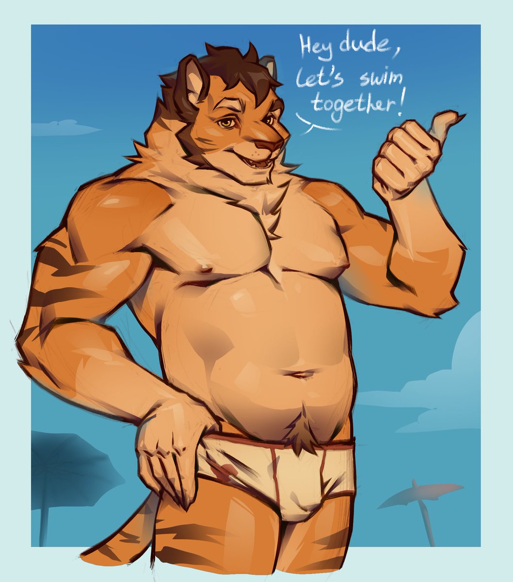 Korobochka19's tweet photo. it’s good to swim on a scorching summer day :3
#furryart ㅤㅤㅤ https://t.co/yvW0a1MVPI