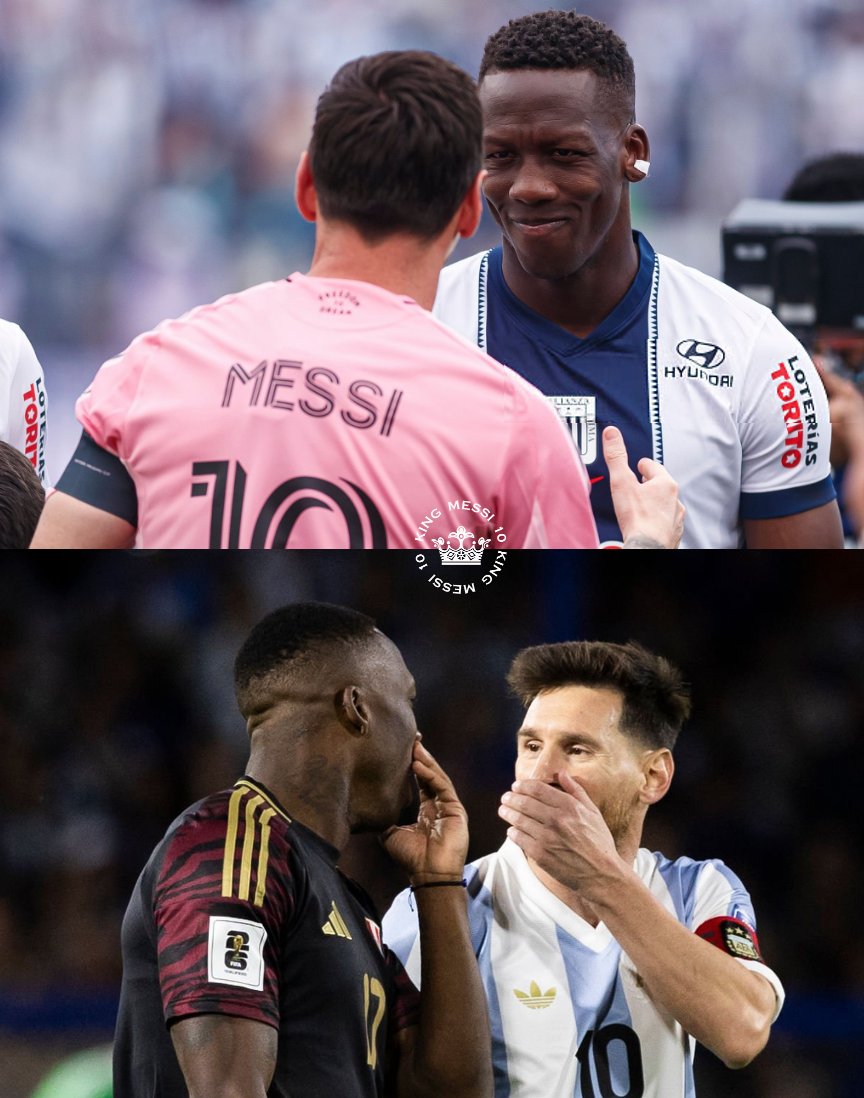 messi10_rey's tweet photo. Advíncula🇵🇪🗣️: Tengo 3 camisetas de Messi, con Messi me he enfrentado muchas veces porque tuve la suerte de enfrentarlo en La Liga, pero no me animaba a pedírsela, como estaba con Marcos Rojo en Boca le dije: Vamos a enfrentar a Argentina habla con él, y luego en el partido en una jugada que quedó por ahí y le digo a Leo: Te habló Marcos ? y me dijo: Si ya ya, y le dije: listo listo no te digo mas y me fui para el otro lado, y tengo 2 del Inter Miami, una firmada.