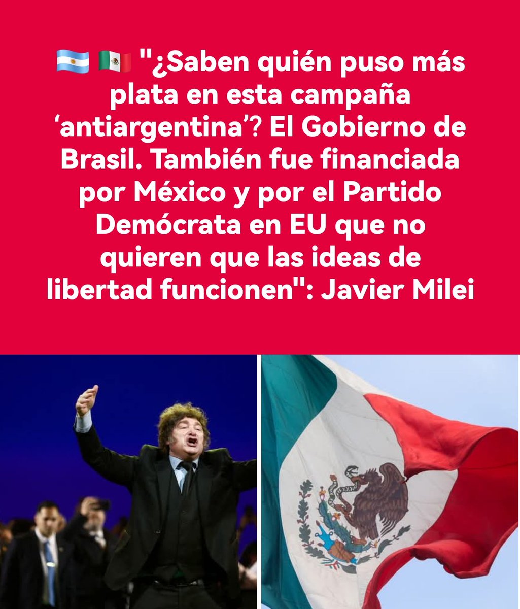 elixam's tweet photo. Quizá esto le sorprenda a Milei y sus seguidores pero:
1. Tenemos cosas que hacer y no vivimos pensando en Argentina. 
2. No tendríamos por qué dedicar preciados recursos a semejante cosa.
3. ¿Con qué dinero? https://t.co/QdIYeMOrWK