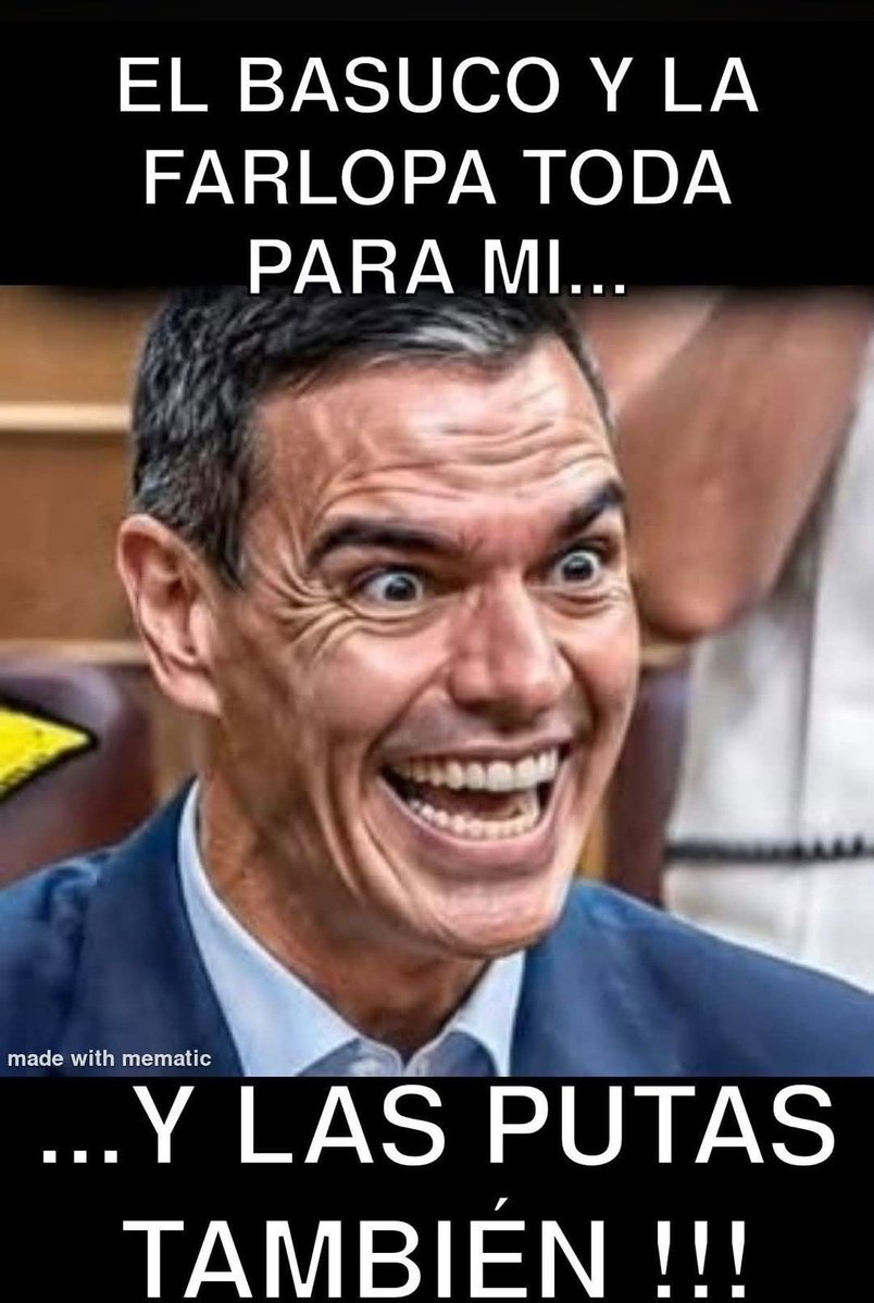 BurgoVega's tweet photo. NI PRESIDENTE NI PERSONA SIMPLEMENTE ES UN HDLGP. 
SÓLO QUE SE LO LLEVE LA TIERRA..
QUE PARASITOS QUE SINVERGÜENZAS QUE
GOLFOS.
PERSONAS QUE COBRAN Y SOBRAN !! https://t.co/j2F2u2vH7T