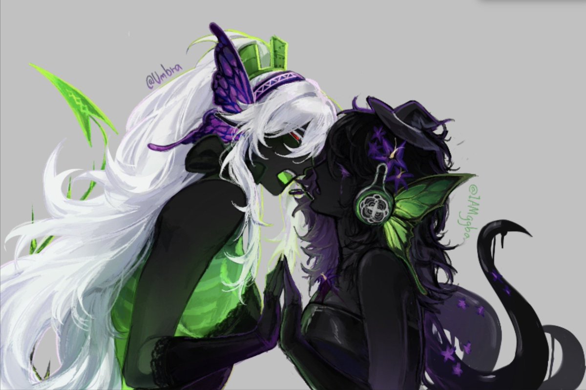 IAMggba's tweet photo. 💜💚 magma w @CsillaLapin #Doublezipper https://t.co/ku9GCkpx3H
