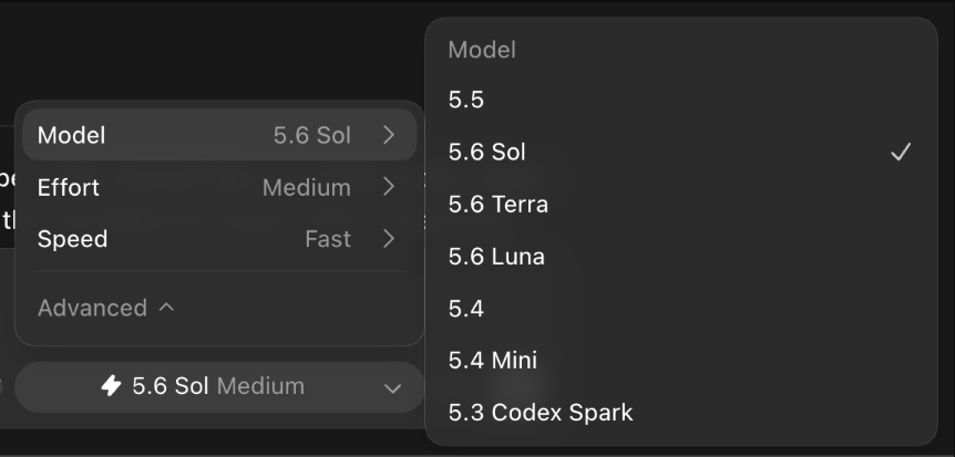 tigerwangj's tweet photo. Quick notes after trying 5.6 from Open AI:

Speed/latency feels about the same as 5.5. One of the things I appreciate most about Codex is how quickly you can iterate.
Coding quality is better than 5.5, but not by a huge margin. I don't think I'd be able to reliably tell the difference between 5.5 and 5.6-sol in a blind test.