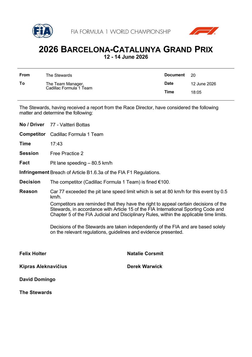 TheTechnician44's tweet photo. So i know the race is the race but speed limit is safety right…?!! So all offences should be treated the same….  Just some examples…. https://t.co/JpOOX8x6G7