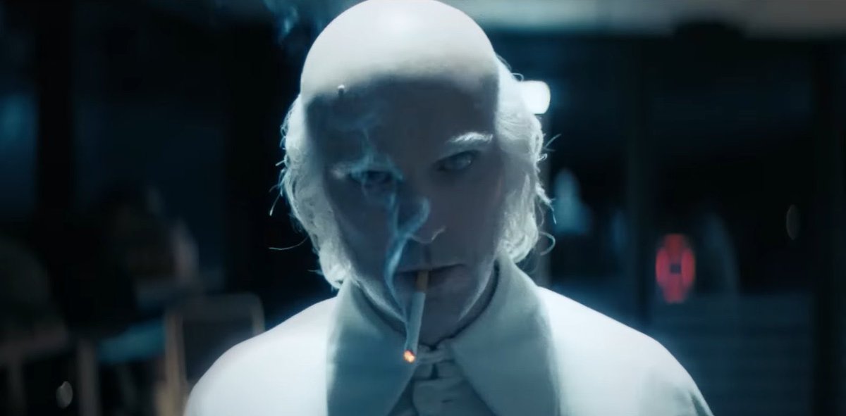 DiscussingFilm's tweet photo. First look at Dan Stevens in Adam Wingard's ‘ONSLAUGHT’.

He plays a mad scientist in prosthetics with Rebecca Hall playing his dominatrix handler. https://t.co/Nt4zePXFOm