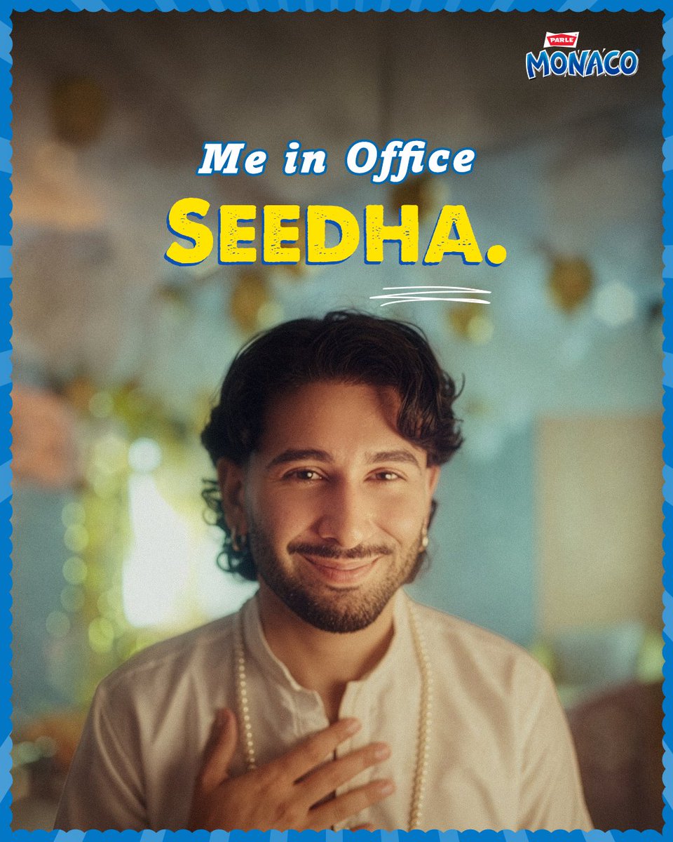 Parle_Monaco's tweet photo. Salty rehna ab swag rahega!

[Salty, snacks, orry, biscuits, parle products] https://t.co/6YBC42Vhal