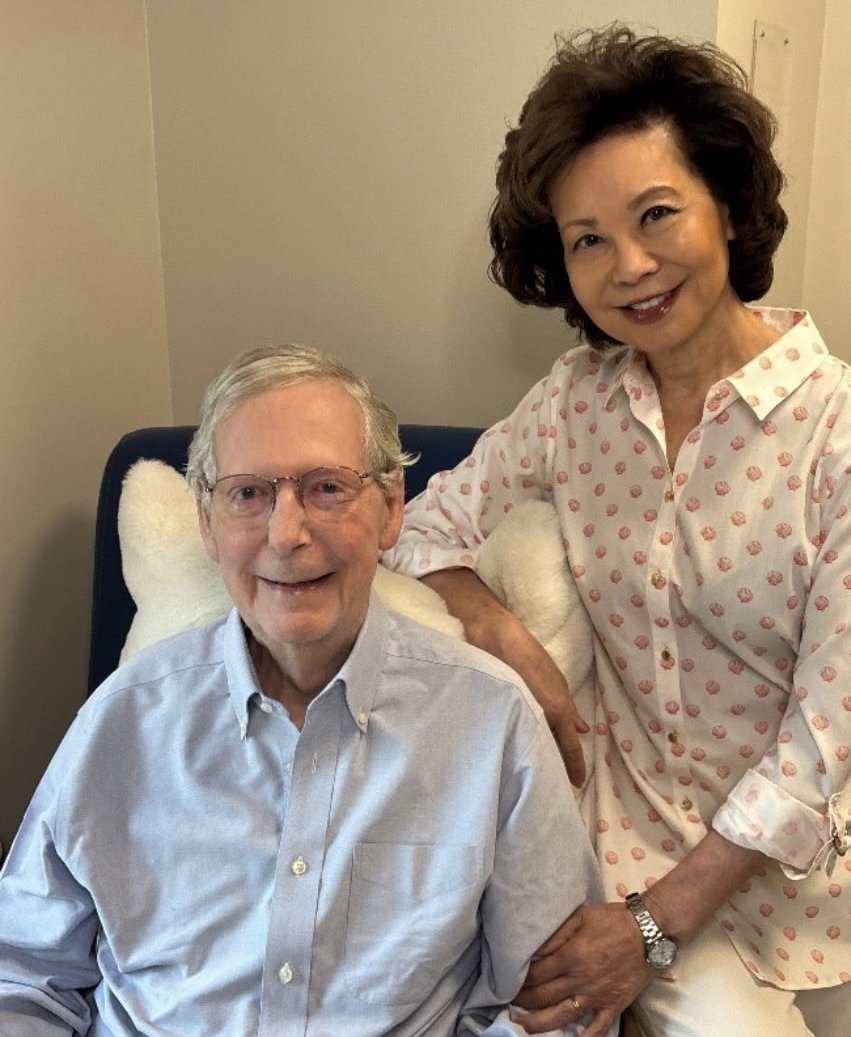 BNONews's tweet photo. Mitch McConnell releases new photo, says he's not yet ready to get back to work in the Senate: "I appreciate all of your continued well wishes." https://t.co/pdEnARA0p9
