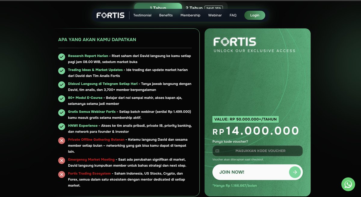 LambeSahamjja's tweet photo. pendapatan david noah dari kelas fortis:
- ada 4000 member aktif
- harga kelas = 14 jt/tahun
- 14 jt x 4000 = 196.000.000.000
- hasilnya adalah Rp196 miliar
- anggap udah jalan 5 tahun
- Jadi hasilnya adalah Rp980 miliar
- hampir 1 triliiun rupiah https://t.co/X9OE6lvMxa