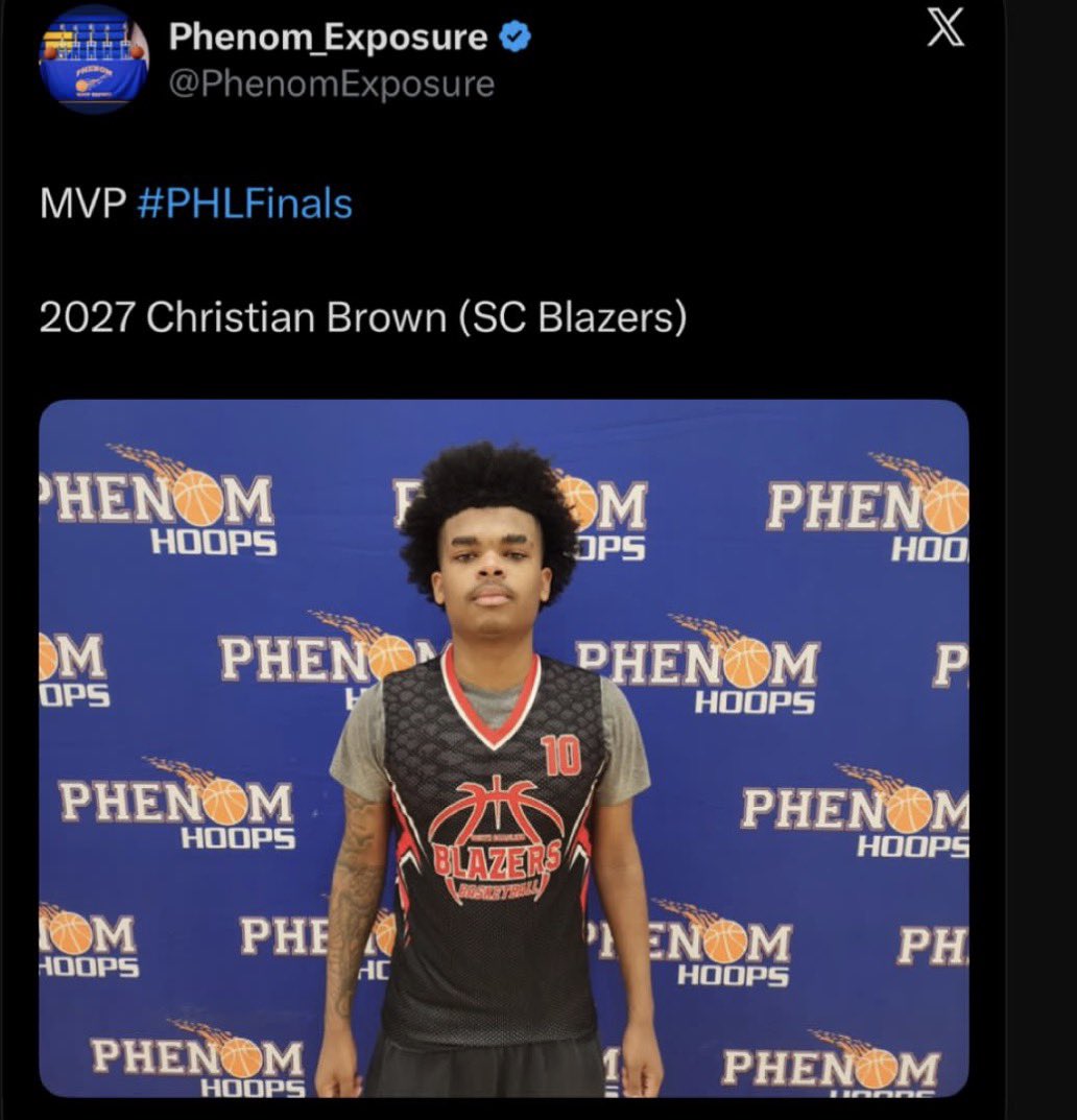 crys55700's tweet photo. College Coaches, Please keep your eye on Christian Brown. 6’1 Shooting Guard! Irmo High School, Columbia, SC, Class of 2027. AAU -SC Blazers https://t.co/196dw81uOG