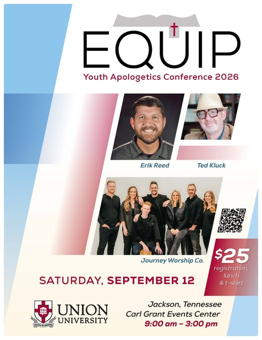 rvannest's tweet photo. The EQUIP conference is coming! Hundreds of students have come each year, so we hope to see you this year. We are excited to be led in worship by @JourneyWorshipC &amp; to hear from @ErikReed &amp; from our very own Ted Kluck! https://t.co/SVRd0ODYVN