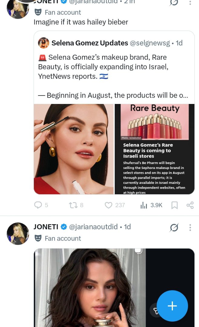 torturedhag's tweet photo. Every time Selena Gomez comes out looking gorgeous or has a new viral product Hailey Bieber's dogs come out of the group chats barking 😭 https://t.co/jOiGvMPwr6