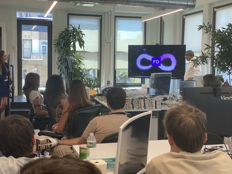 fulcrum_digital's tweet photo. Is AI changing how the next generation learns?

Our Chairman, @sinharajesh, recently hosted students from a @Columbia University summer program at our NYC office to discuss AI, education, and the future of work. Great conversations and valuable perspectives. https://t.co/N618euneGm
