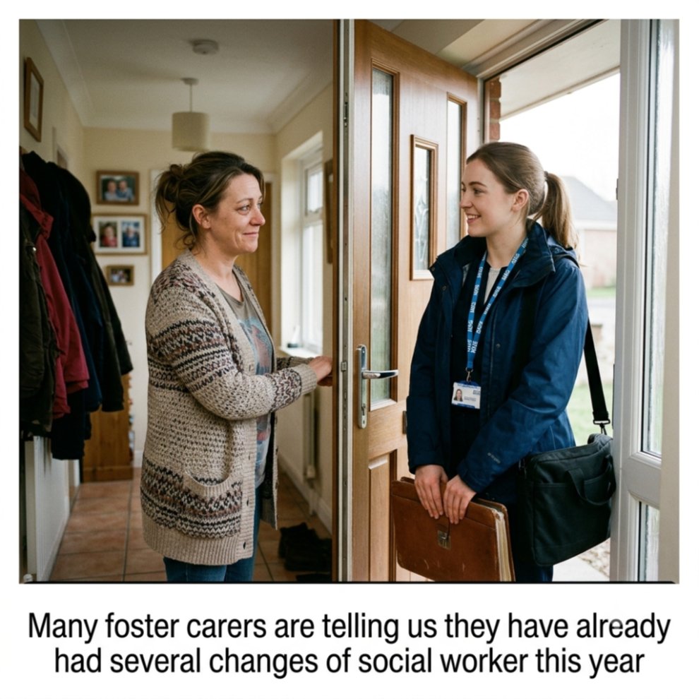 nupfc's tweet photo. Frequent changes of social workers leave foster carers facing a "social worker lottery". The new Fostering Quality Standards promote relational practice. Great, but who will enforce them?

Protect yourself, join us: https://t.co/T6OKgWkPdy https://t.co/iEJ2SaN0aQ