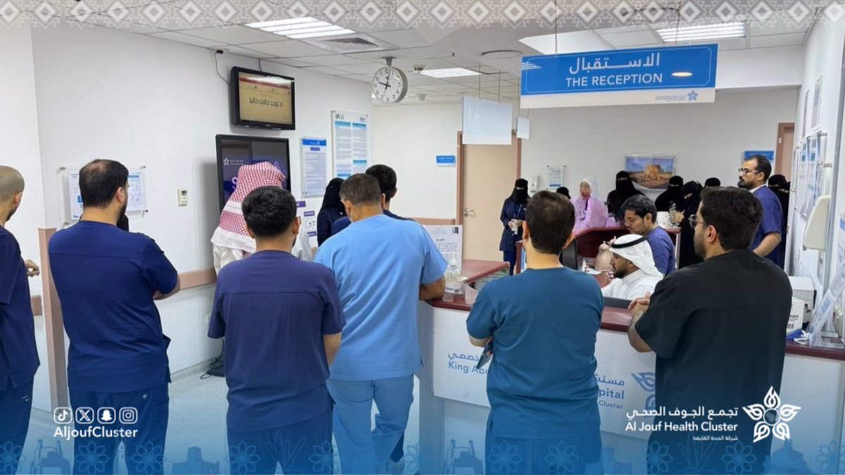 AljoufCluster's tweet photo. #تغطية | 📸

أقام مستشفى الملك عبدالعزيز التخصصي بالجوف أحد مكونات #تجمع_الجوف_الصحي ، حملة توعوية عن الإنتان ، بهدف تعزيز الوعي بأهمية الاكتشاف المبكر والتدخل الطبي السريع للحد من مضاعفاته.

#جوفنا_صحي https://t.co/HUZgJMLw9T