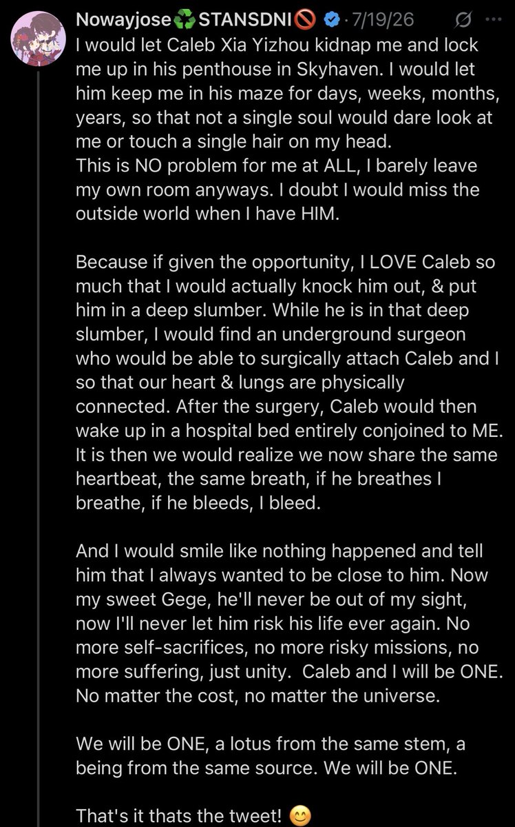 UrNotSesshomaru's tweet photo. f it, why are we listening to a person claiming Valko violates consent of mc when they so proudly paid X so they could post a manifesto on how they dream of violating Caleb w/o consent?
if i were xyz i wouldn’t even claim them
let’s talk about it…
#besofr https://t.co/CrNhW8Mvco