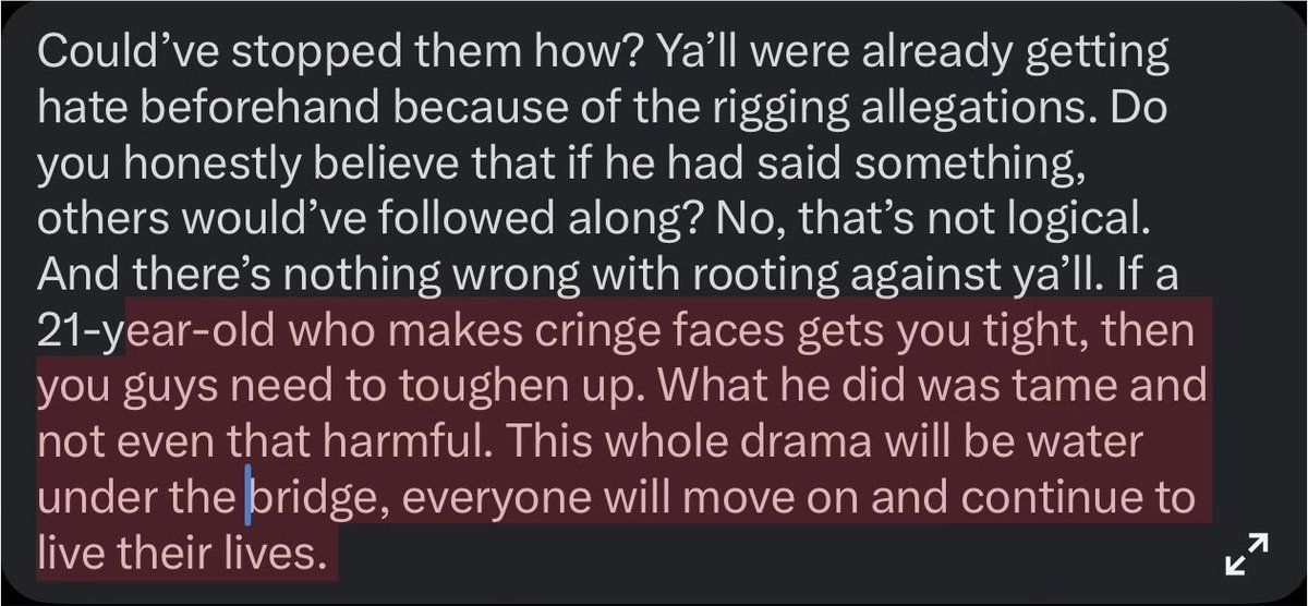 nvrfuse's tweet photo. @SairaYatonane Not only that but ya’ll also threw something at him https://t.co/ltFWNvDbG2