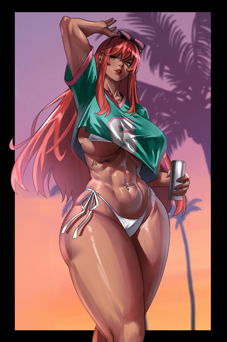 zinfian's tweet photo. Volume from NIKKE as GTA 6 poster girl https://t.co/vzyaXvag1S