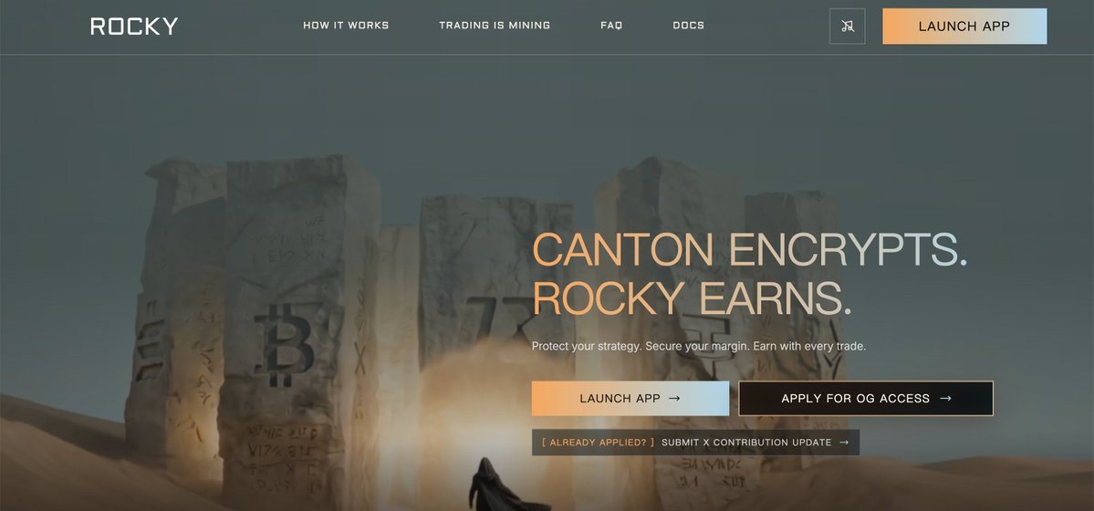 Rocky_exchange's tweet photo. Rocky OG applications are now open.

Only 500 OGs will form the first access wave for Season 0.
Selection is not first-come, first-served.

One person. One X account. One email. One application.

Apply on the official Rocky homepage: https://t.co/zg8ygO4TSV

Details below. https://t.co/Lsr28toMFY