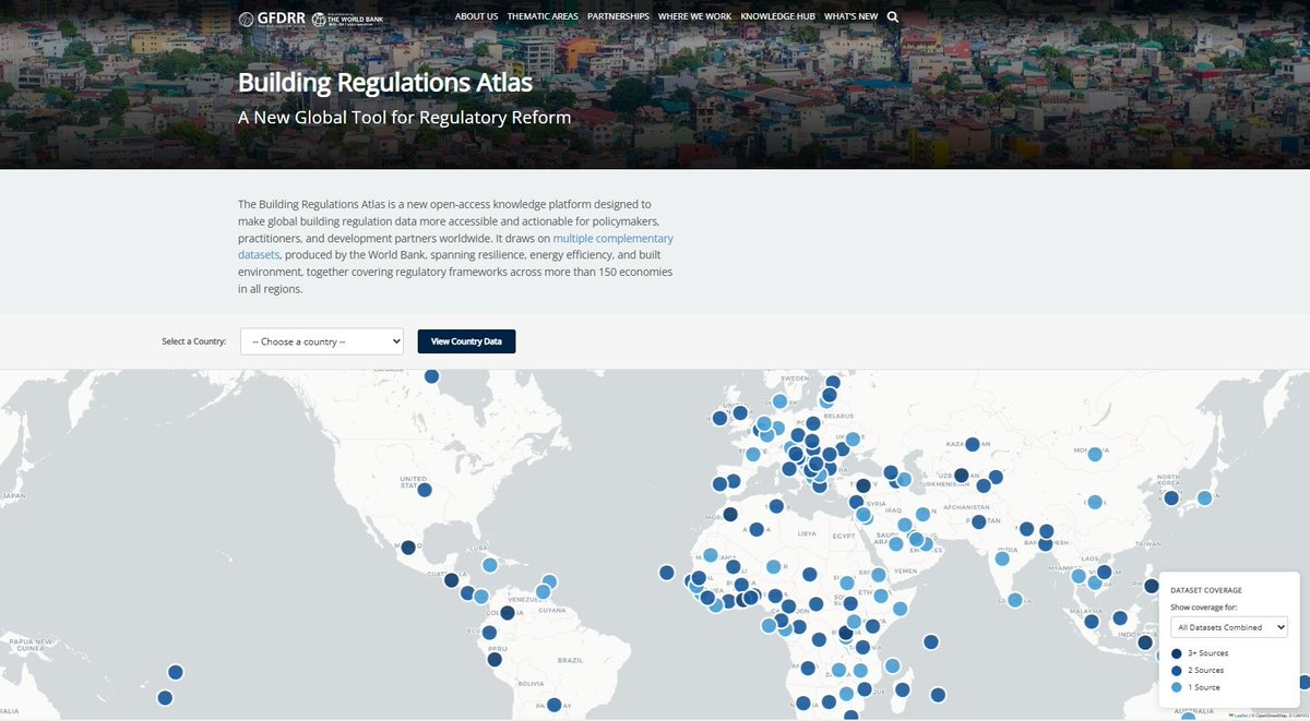 worldbankdata's tweet photo. Building regulations shape the safety, sustainability, and resilience of our built environment.

The Building Regulations Atlas helps countries benchmark their systems, identify gaps, and prioritize reforms.

Explore the Atlas: https://t.co/os6yiyS8x6 https://t.co/ZRpSubIpmr