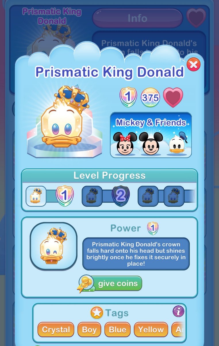 EmojiBlitzer's tweet photo. Check out PRISMATIC KING DONALD (Disney Emoji Blitz - V77). 
 - Level 1 ▶️  https://t.co/Kyp1t0ZxHl
 - Level 5 ▶️  https://t.co/Og4rlrb2xD

My YT/IG/TikTok @ EMOJIBLITZERGURL. https://t.co/myFwJc3sby