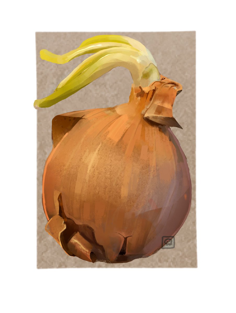 LTokgo's tweet photo. Realmente tem um bom formato, acho que nunca vi uma cebola tão desenhavel 
#digitalart #onion https://t.co/lfwrCT066T