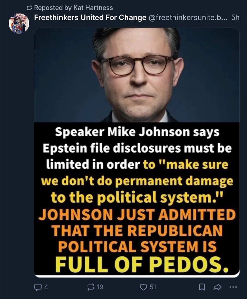 jude_folly's tweet photo. LET'S BE HONEST--PROBABLY INVOLVES PLENTY OF DEMOCRATS AS WELL

#EOSTEINFILES https://t.co/b8ddEtnxYk