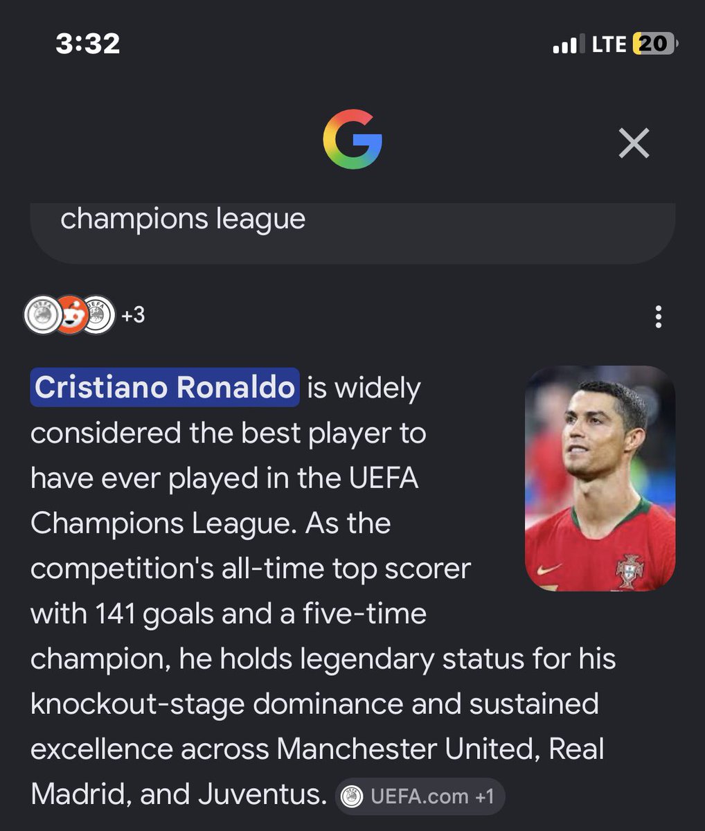 Daddymorgan717's tweet photo. @Prema_Chinweze @GeminiPrideii Why do all u Messi fans always act dumb. Ronaldo has a better football career than Messi accept it or leave it 👌 https://t.co/yu86n1AAqi