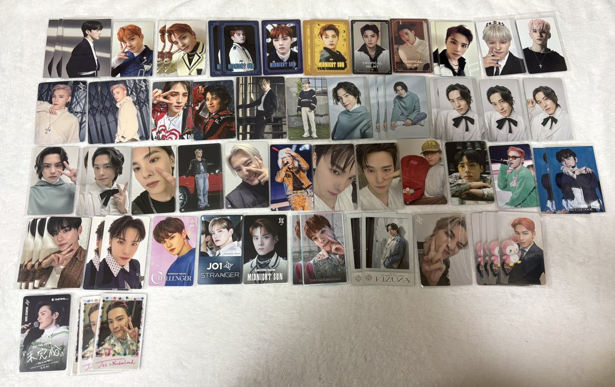 st071518's tweet photo. JO1  OWV 過去トレカ 特典 交換
【譲】 
與那城、河野、川西、木全、金城、豆原 JOCHUM 

【求】
同異種川尻 白岩 佐藤又はINIOWV新世界(固ツイ)
JOCHUMめじるし レインルルビラ各1

再譲渡可能でしたら物によりますが誰でも検討致します。

郵送
お気軽にお声掛けください
#JO1交換 https://t.co/tgIwENtZB9