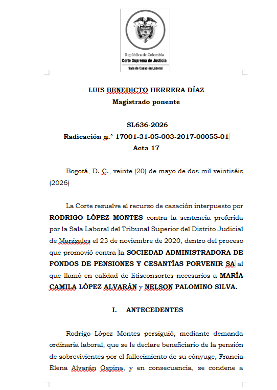 articulo20's tweet photo. SENTENCIA RECOMENDADA 🗣 

#Laboral

Reconocimiento del retroactivo pensional y determinación de las mesadas exigibles no afectadas por la prescripción

Solicita la sentencia completa en comentarios ⬇️ https://t.co/G1t3GNFCkk