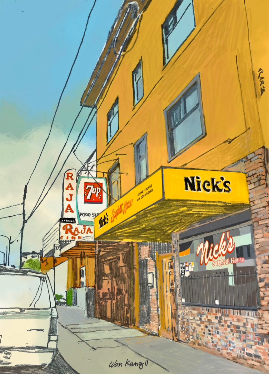 Real_Estate_BC's tweet photo. This popped up on my feed this morning… 
Some very fond memories of frequenting Nick’s on Commercial for many, many years. 
Who remembers the fun atmosphere and their portions ? 
#unforgettable #thedrive #eastvan #yvr #thatsitalian🇮🇹🍝
📸 courtesy OLD VANCOUVER BC https://t.co/iwJdMJ1yBO