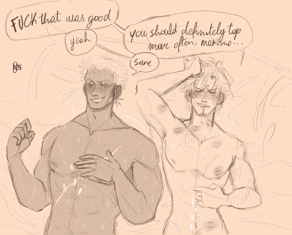 noralniart's tweet photo. you know I do, cook 
[zs short comic]
(4/8, continues in the comments)

#zosan #zoro #sanji #onepiece #fanart https://t.co/ai5rQHcnET
