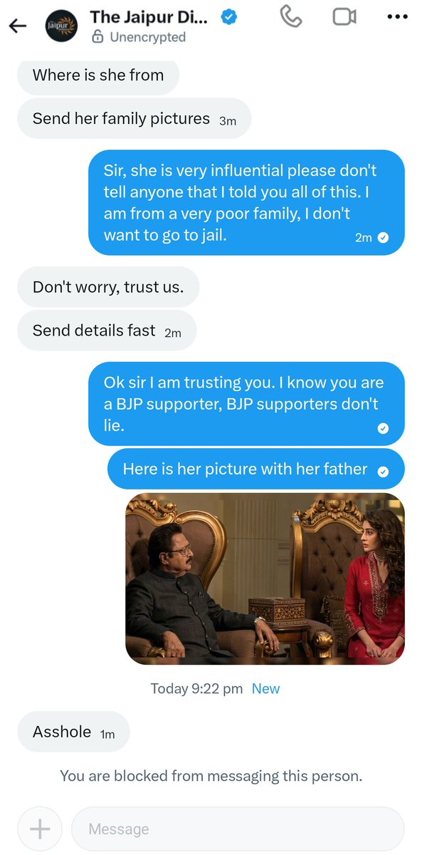 rebelliousdogra's tweet photo. I gave them all her details. Sorry friends. Sorry Yalina 🙏 https://t.co/VkEMamMcQI