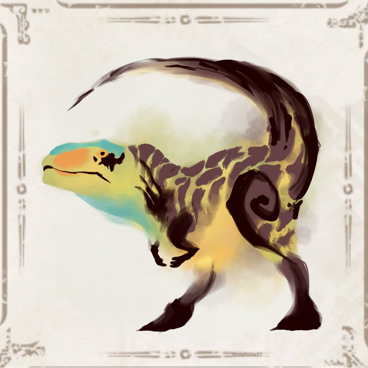 coolaise21's tweet photo. Tyrannotitan - Kamuran Icon
Commission for Instagram user
. 
#MHRise #dinosaurs https://t.co/PxYzWSkwSx