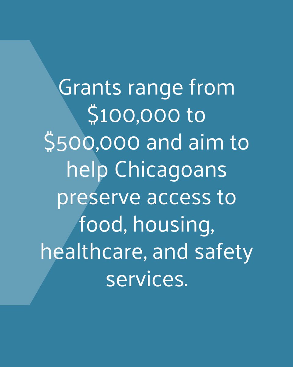 macfound's tweet photo. The Resilient Chicago Fund (RCF) recently awarded $5.5 million to 17 nonprofit organizations to lead projects that will test new ways to deliver essential benefits and services.

Grants range from $100,000 to $500,000 and aim to improve the coordination of services across government agencies and providers.