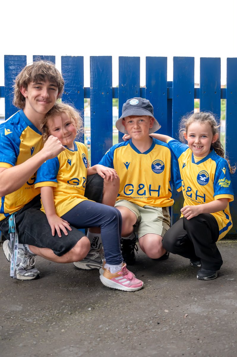 bangorfc's tweet photo. 🤩 A big night as we opened our club shop for the first time and launched our 2026/27 home shirt. 

Thanks to everyone who turned up and bought theirs and to everyone who showed off their purchase 📸 

Stay tuned for our next stock update 🔥 

🟨🟦 https://t.co/oTE1WeKO0I