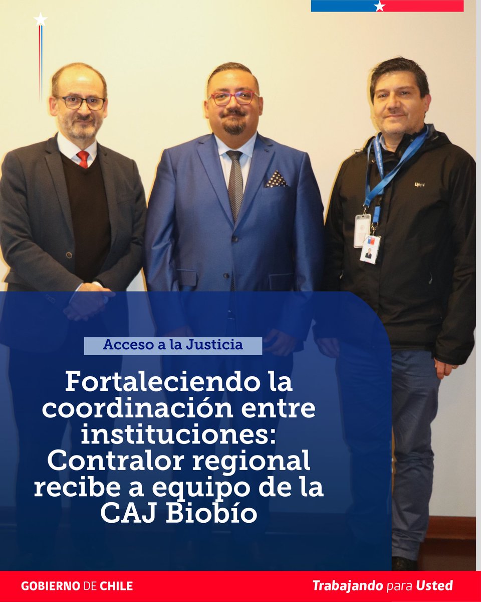 cajbiobio's tweet photo. ¡Fortaleciendo el trabajo colaborativo!🙌

📌El Director General de la @cajbiobio, Mauricio Decap, sostuvo una reunión protocolar con el Contralor Regional del Biobío, Carlos Basaez, con el propósito de fortalecer la coordinación y el trabajo conjunto entre ambas instituciones. https://t.co/CuPbT95isY
