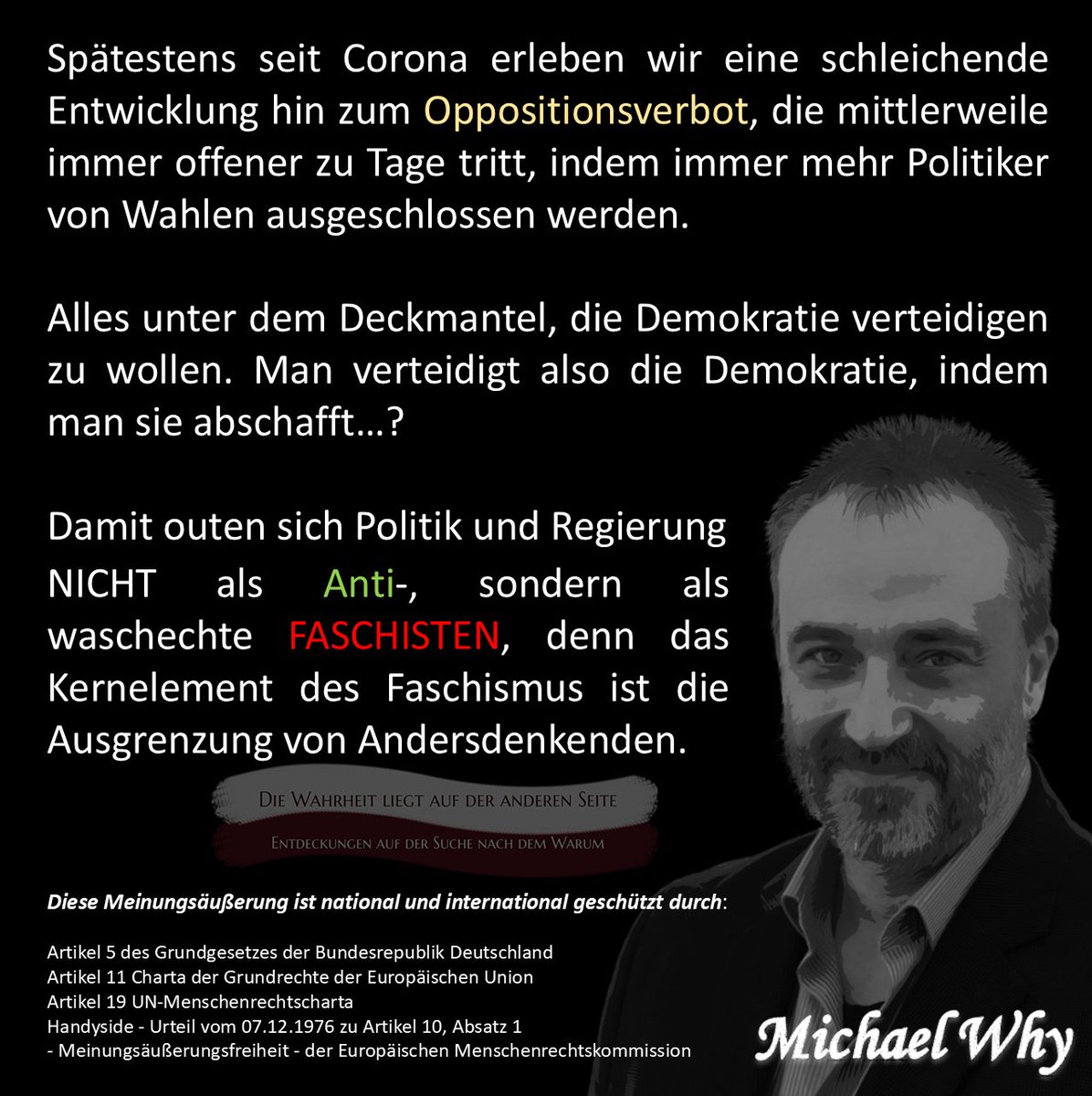 MrMicWhy's tweet photo. #politik #Opposition #Demokratie #Faschismus https://t.co/onZEeWfstG