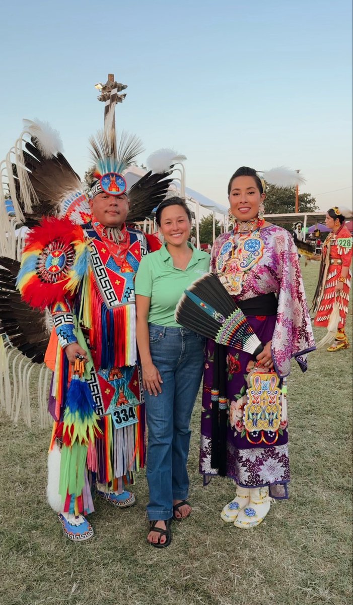 CyndiMunsonOK's tweet photo. What an honor to be the honorary guest at the 76th Annual Indian Hills Pow Wow. Thank you for welcoming me and my team into your space.  

Our current governor has spent his time in office working against tribal nations instead of with them and picking fights with political points.

I will have a genuine cabinet-level seat, with the authority to work directly with Oklahoma's tribal nations and their members, hold the state accountable to the agreements it has made, and make sure tribal leaders are at the table before decisions are made, not after.
Sovereignty is not up for negotiation. Oklahoma deserves a governor who treats our tribal nations and their citizens as partners, not targets.