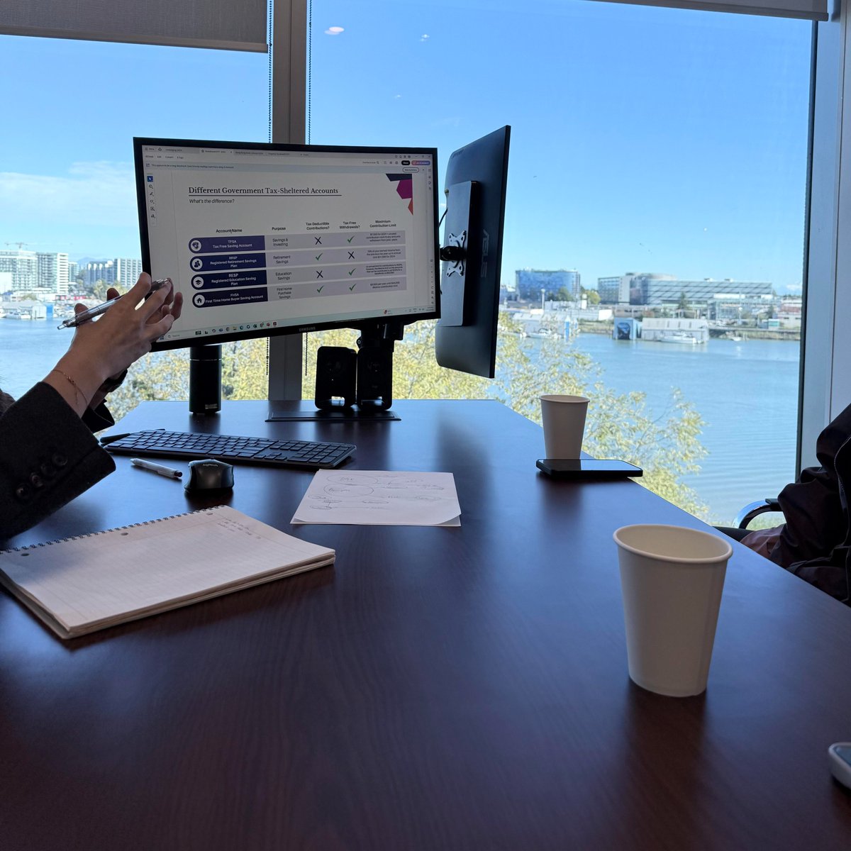 Sarahops2's tweet photo. Having such a stunning ocean view office seems to automatically halve the work pressure on Mondays While processing import/export business I can also gaze out the window and daydream feeling my brain working at a faster pace https://t.co/PIckT209iU