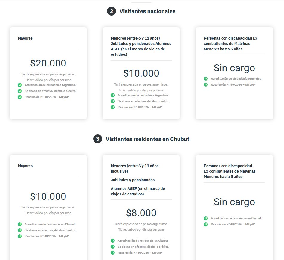 MarceloVelasco's tweet photo. @jorgemacri Para entrar a la Península Valdés garpamos locales y visitantes,más $3300 por el auto https://t.co/f14gHjqGfl