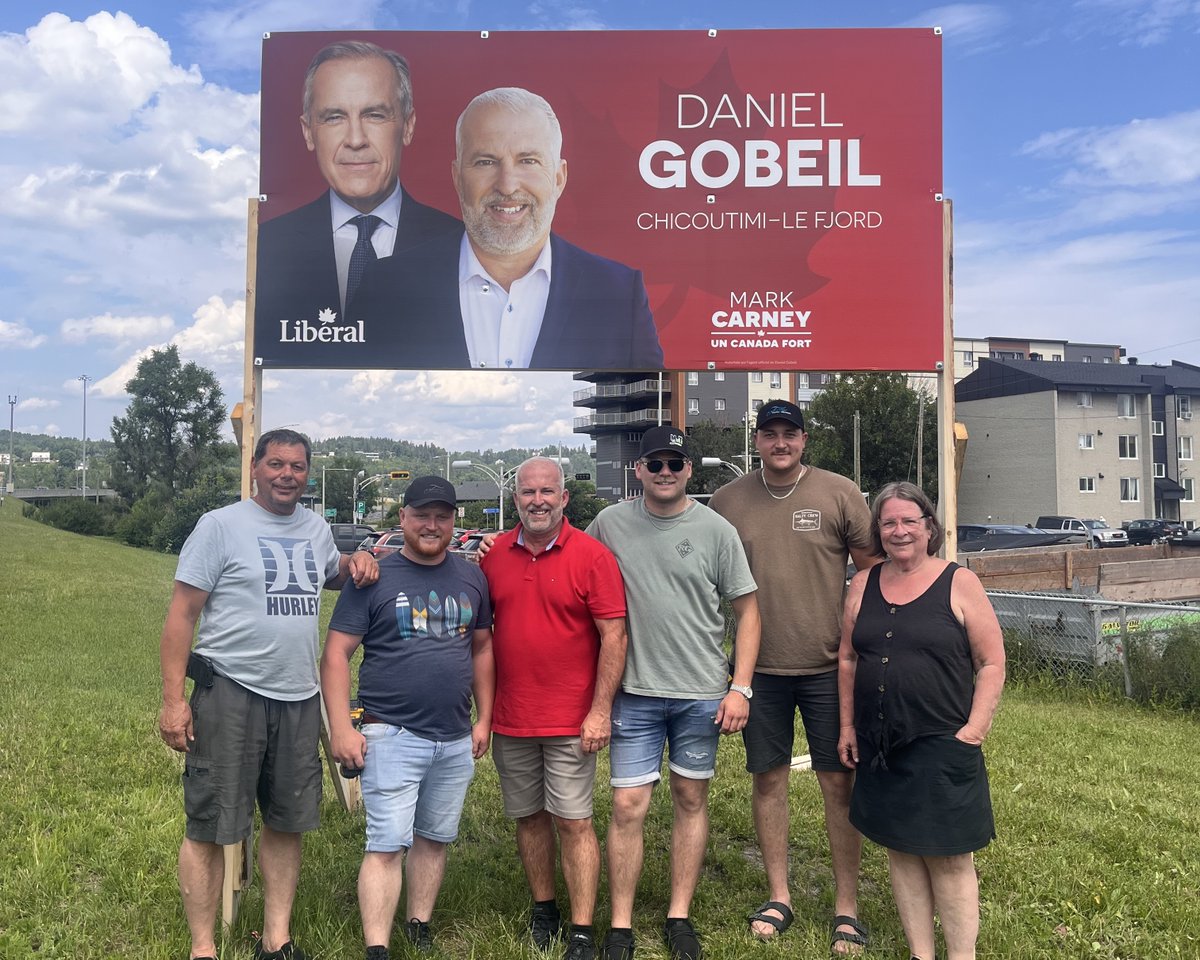 parti_liberal's tweet photo. Trois élections partielles, trois candidats prêts à obtenir des résultats pour leur communauté.
 
Daniel Gobeil, Braeden Caley et Tanveer Shahnawaz s’emploient à partager le plan sérieux de Mark Carney et de notre équipe libérale pour bâtir un Canada fort pour tous!

Au travail ! https://t.co/r6Gyu2bjvX
