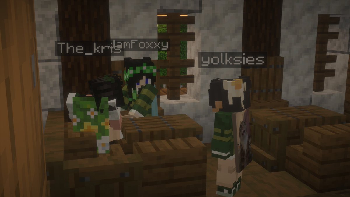 yolkae_'s tweet photo. soundboard trio hanging out at the cafeteria circa 2026 ❤️❤️❤️ @The_silly_Kris @JamFoxxyy #MYU https://t.co/Nk7RCNucL6
