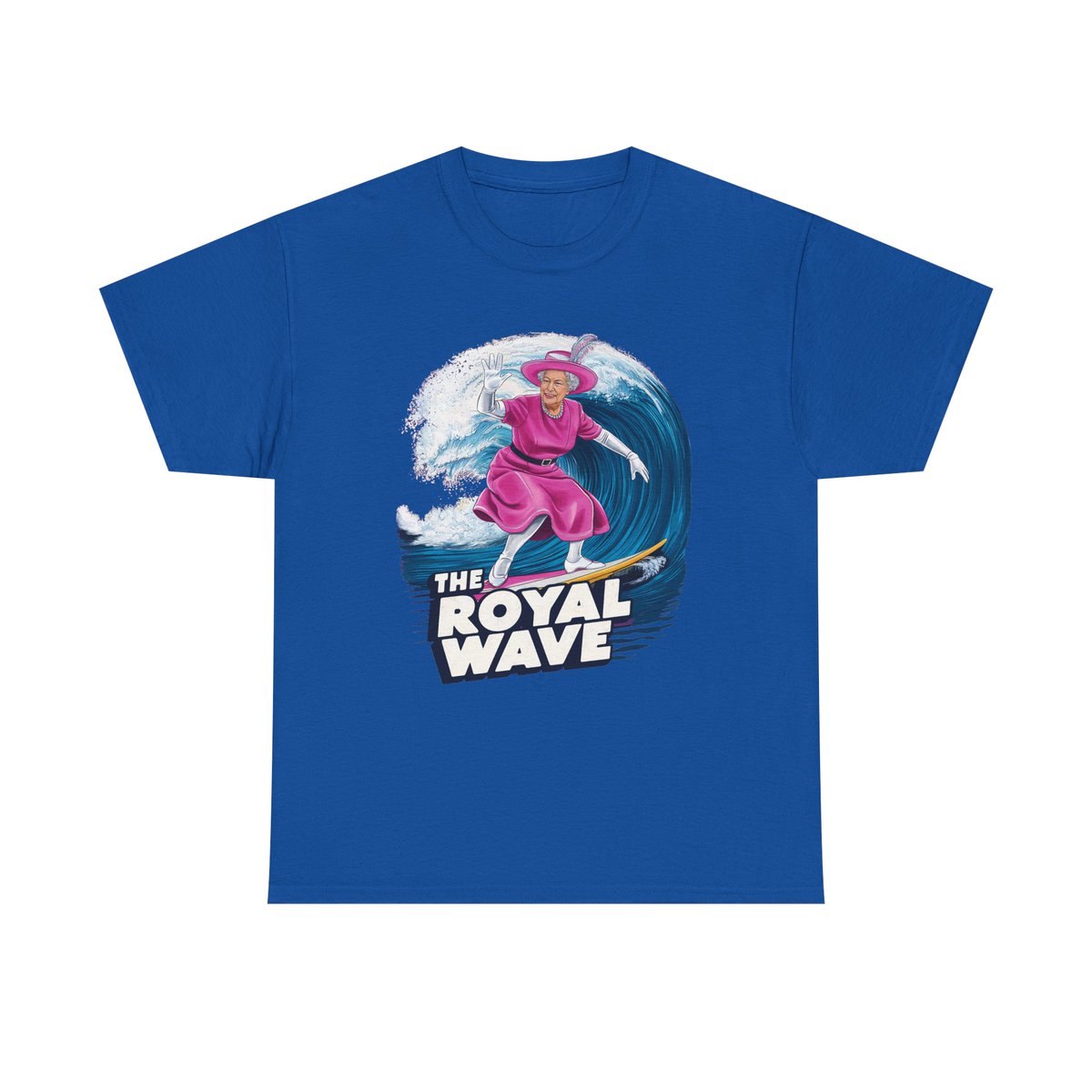 Dizgraceland's tweet photo. Queen Elizabeth II opened the 30th Olympic Games in London on this day in 2012. #QueenElizabeth
Lots of people caught the royal wave that day. #DizgracelandDizigns
https://t.co/h1jeVii2ZW
#RoyalWave #Royals #Surfing #SurfsUp #GraphicTees https://t.co/UYvUYhQ8l3