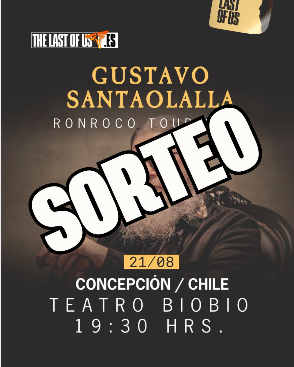 TheLastOfUsES's tweet photo. En Instagram estamos sorteando una entrada (más acompañante) para ver a Gustavo Santaolalla en uno de sus próximos conciertos.

¿Te lo vas a perder? https://t.co/KIbs9BeMj3