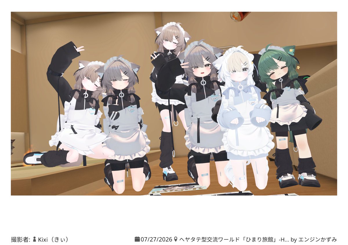 lassdass_vr's tweet photo. おはんよぉ～
昨日はふにゃオスで遊んだりねむねむにゃんかーかのえで遊んだり
ひまりでその場限りのVRC軽音部を作ったりしましたぁ

#おはツイ 
#VRChat https://t.co/NEv5VeLYfJ