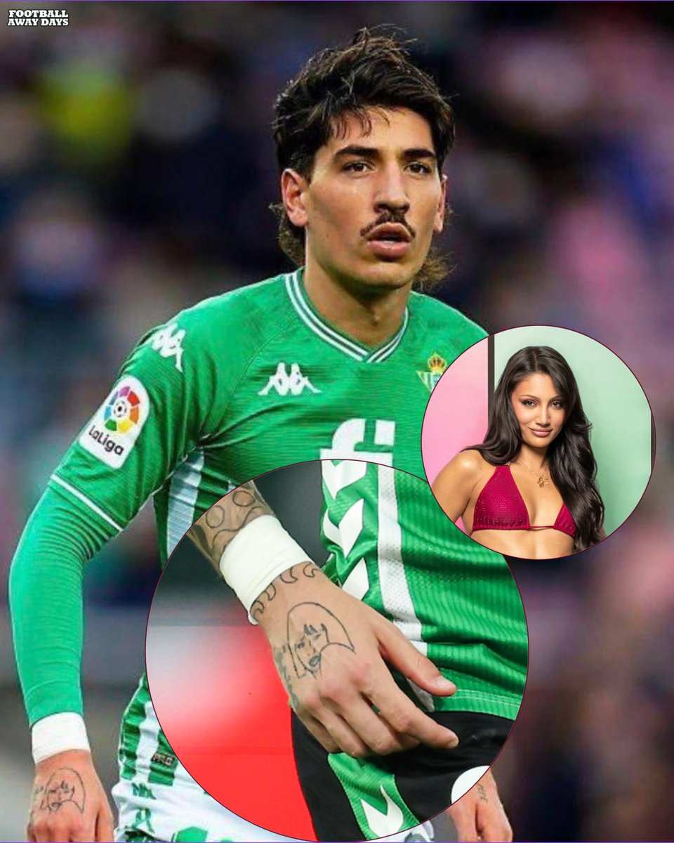 AwayDaysFB's tweet photo. Hector Bellerin has a tattoo on his left hand of his Ex girlfriend Jasmine. The same Jasmine that has reached the final 2 in Love Island after spending the whole summer being with a lad on ITV...

Tough watch for poor Hector 😅 https://t.co/j4H0IMkD9n