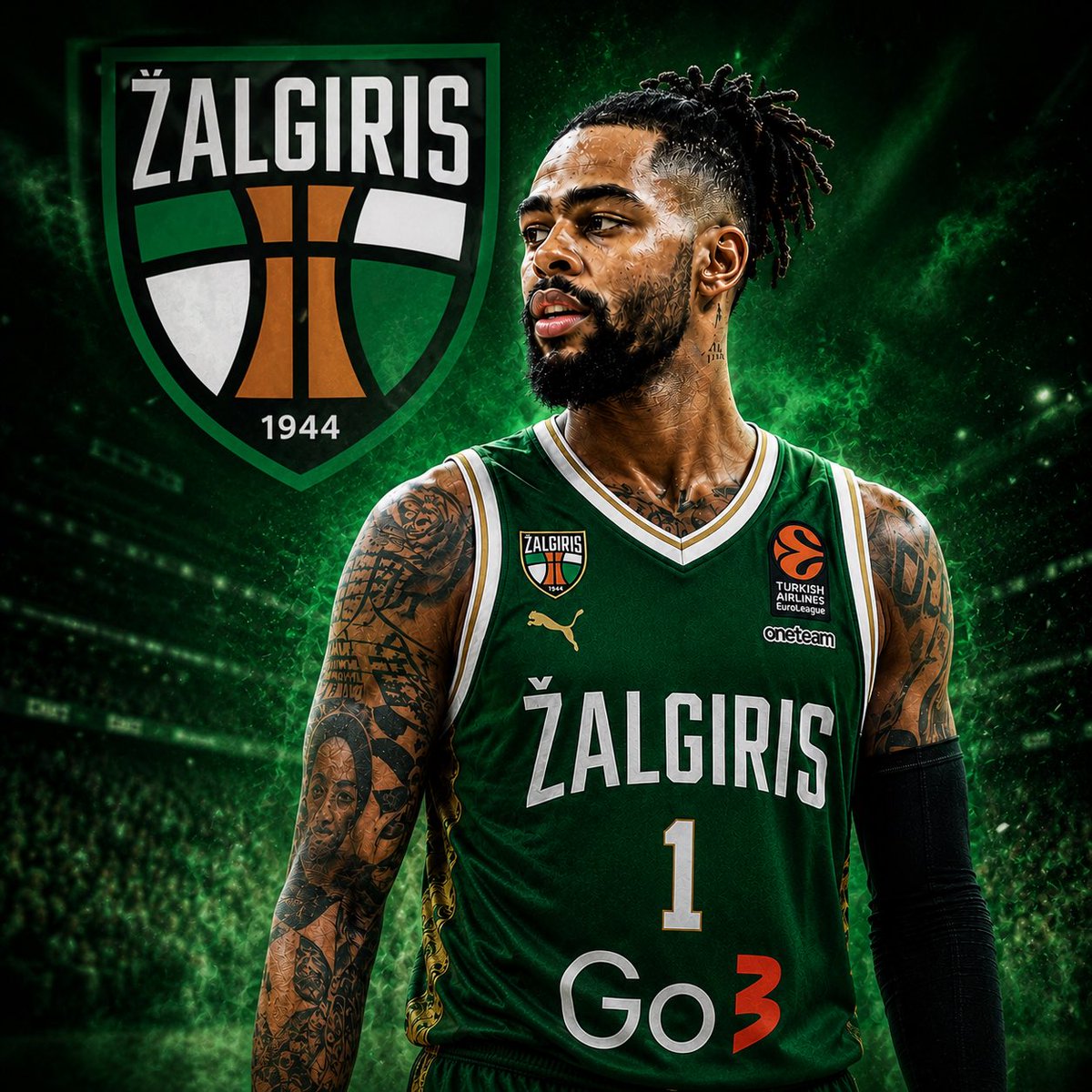 ParodyInsideEL's tweet photo. 🚨D’Angelo Russell nearing a buyout with Memphis.
🇱🇹DLo linked with #ZalgirisKaunas if no #NBA opportunity arises. He is also open to play for the National Team due to family ties through his fiancée
#zalgiris #LKL #yellowlegacy #olympiacosbc #paobc #kkcz #kkp #acb #euroleague https://t.co/Ls1XG5bBG9
