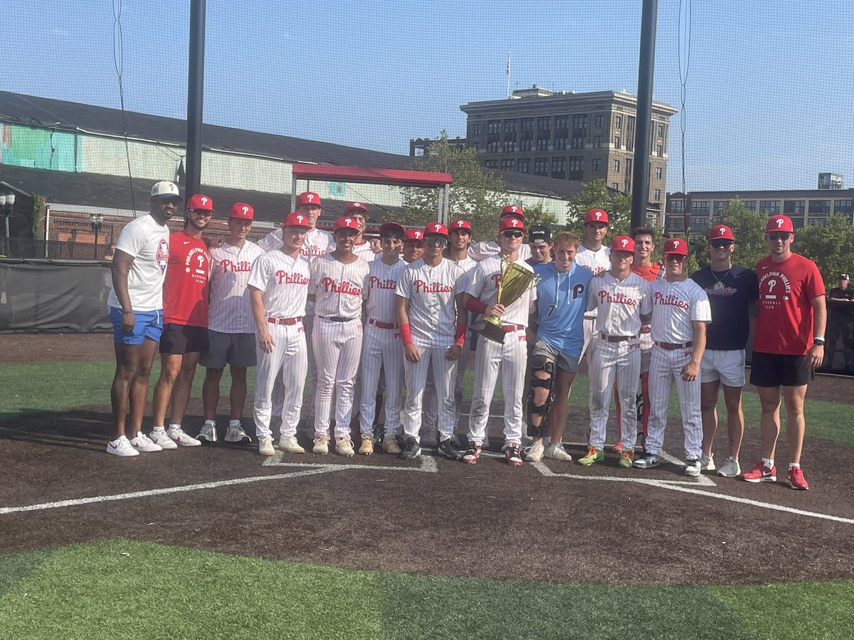 RobKearney7's tweet photo. Great Championship Sunday for @kearneybraden7 and @FTB_PhilliesDB9 winning Prospect Select NE Championship- Braden gets MVP with 4 hits (3B and 3 RBI) and winning both games (5.2 innings, 2 H, 0 ER, 6K) - Nice job boys!  🏆  https://t.co/yAm2Nc93M6 https://t.co/KRnF7ePQil