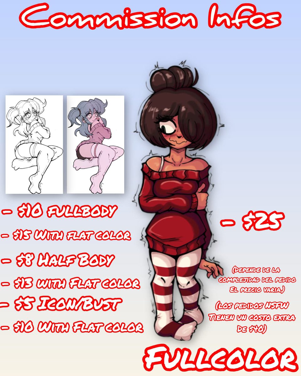 KnivarKuuja's tweet photo. Alright, I’ve prepared a new price list for commissions to avoid any misunderstandings. The key update is that I can now create NSFW art, though the price may vary depending on the request. https://t.co/ZtmDQ0wblG