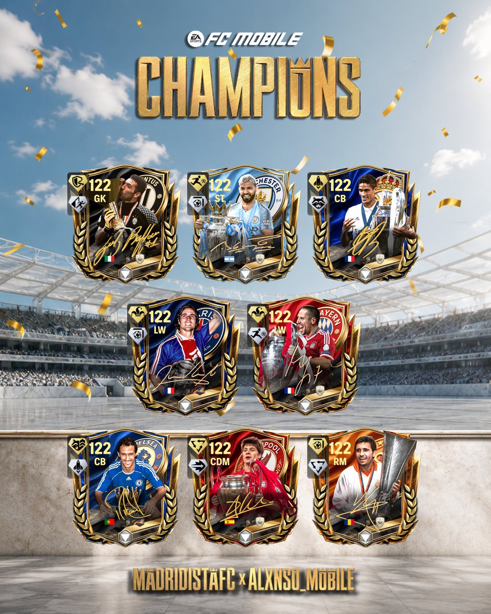 ALXNSO_MOBILE's tweet photo. 🏆 Champions Event Predictions are here! 👀

Who makes the cut? Who misses out? We've made our picks for the upcoming Champions Event.

What would you change? 👇

🤝 Collab with @MadridistaaFC

#FCMobile #Champions #Predictions https://t.co/IsoUiCAxFA